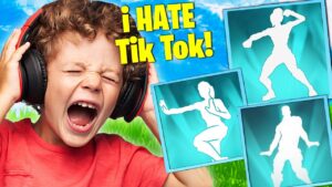 Trolling ANGRY Kid With TikTok EMOTES in Creative!