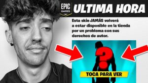 Una skin de fortnite ha desaparecido...