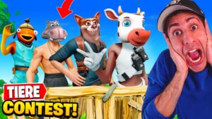 der ERSTE ANIMAL Skin Contest in Fortnite! (sehr wild)