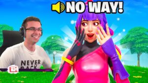 this 11 year old streamer is SPEECHLESS when I become their teammate!