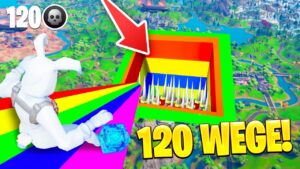 120 WEGE um zu STERBEN Deathrun in FORTNITE(unnormal witzig) mit @Embekay