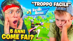 BIMBO DI 5 ANNI FA IL PROVINO, PENSAVO FOSSE NABBO MA....😨(Fortnite)