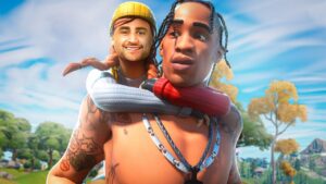 Carrying ELIGELLA in Fortnite... 😂