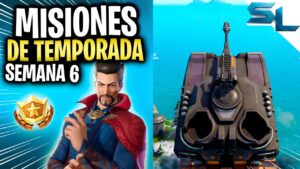 Como COMPLETAR TODAS las MISIONES DE LA SEMANA 6 TEMPORADA 2 CAPITULO 3 FORTNITE