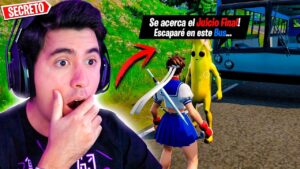 ENCUENTRO A BANANÍN ESCAPANDO en BUS en FORTNITE - Secreto