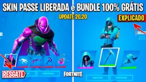 FORTNITE - RESGATAR BUNDLE GRÁTIS, ATUALIZAÇÃO 20.20 e RECOMPENSAS INTEL? - Patch 20.20