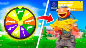 FORTNITE, pero una RULETA Elige Mis Armas!
