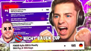 Fast ERSTER PLATZ im NO BUILDING CUP!? | Fortnite