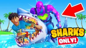 Fortnite, But ONLY Shark Loot Challenge!