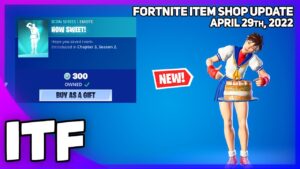 Fortnite Item Shop *NEW* HOW SWEET EMOTE! [April 29th, 2022] (Fortnite Battle Royale)