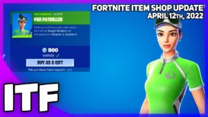 Fortnite Item Shop PAR PATROLLER IS BACK! [April 12th, 2022] (Fortnite Battle Royale)