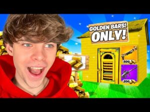 Fortnite Maar Ik Moest ALLES Kopen Met GOLD BARS!