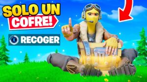 Fortnite pero SOLO 1 COFRE PARA LOOTEAR.