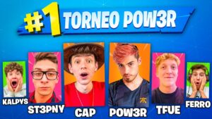 Gioco il Torneo di POW3R con TFUE, ST3PNY, CICCIO e Tanti Altri! 🏆 Fortnite