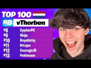 IK STA IN DE TOP 100 VAN DE WERELD IN FORTNITE! (BIZAR) 🏆💯