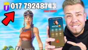 Ich VERÖFFENTLICHE meine HANDY NUMMER in Fortnite 😱😨 *RIP*