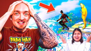 JAG DÖDAR ÄNNU EN GÅNG MIN FLICKVÄN I EN SKYBASE I FORTNITE