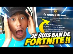 JE ME FAIS BAN DE FORTNITE !! 😬🤬 (en pleine game)
