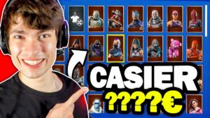 JE MONTRE ENFIN MON CASIER FORTNITE ! (J'ai des skins super rares)