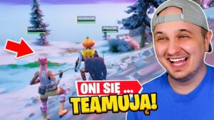 JESTEM CHORY🤧 I OBSERWUJE LOSOWYCH GRACZY *ONI SIĘ TEAMUJA?* w Fortnite