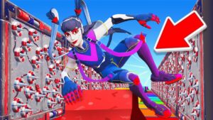 JUMPING and SPRINTING DEATHRUN in Fortnite!