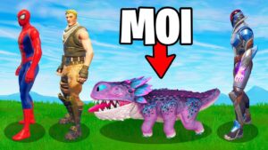 Je deviens BÉBÉ KLOMBO pour TRICHER dans un CACHE CACHE sur FORTNITE