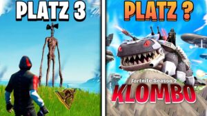 KLOMBO IST DA, 10 LÜGEN die YOUTUBER erzählen in Fortnite Top 10 Ranking