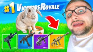 MON LAPIN CHOISIT mon STUFF sur FORTNITE Battle Royale