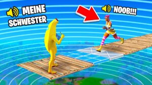 Meine "SCHWESTER" spielt FORTNITE und VERARSCHT ALLE ehrenlos (anders lustig vertrau) 😂😂