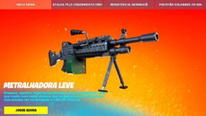 NOVA METRALHADORA LEVE CHEGOU NO FORTNITE! ARMAS QUE VÃO SER ADICIONADAS!