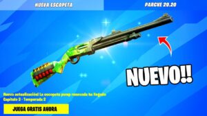 *NUEVA ESCOPETA* GRAN ACTUALIZACIÓN de Fortnite!! (Parche 20.20)