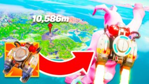 Naar MAX HEIGHT VLIEGEN Met Een JETPACK In Fortnite!