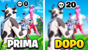 OGNI MORTE la mia GRAFICA PEGGIORA su FORTNITE!