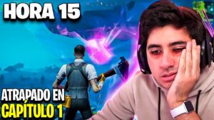 Pasé 24 HORAS ATRAPADO en el CAPÍTULO 1 de FORTNITE