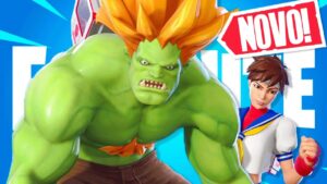 Recebi Antecipado O BLANKA e a Sakura no FORTNITE (Street Fighter)