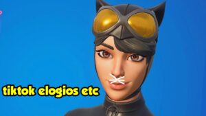 TIK TOK, ELOGIO, ARLEQUEINA vs MULHER GATO - Fortnite