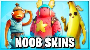 TOP 10 Meest 🤪NOOB🤪 Skins In FORTNITE!!