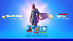 Unlock The VISION Skin in Fortnite Update!