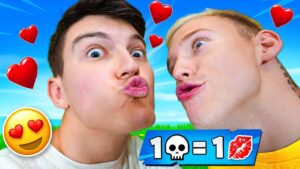 1 KILL = 1 BISOU avec NOBO sur FORTNITE