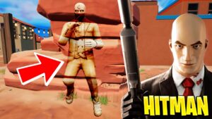 1000 IQ Move in Fortnite HIDE AND HITMAN mit @Odumanpique