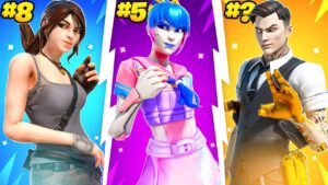 24 TRYHARD Battle Pass Skins In Fortnite!