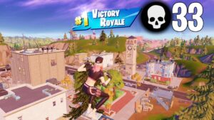 33 Elimination Solo vs Squads Gameplay Full Game Win (Fortnite PC Controller)