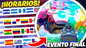 ¿A QUE HORA ES EL EVENTO FINAL de FORTNITE TEMPORADA 2 CAPITULO 3? Horarios del Evento Fortnite ⏰🔥
