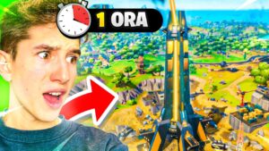 ATTERRO per 1 ORA nella NUOVA città di FORTNITE!! *AIUTO*