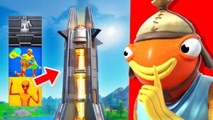 CACHE CACHE de TRICHEUR dans la TOUR de l'IMPACTEUR sur FORTNITE !