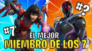¿CUAL ES EL MEJOR MIEMBRO DE LOS 7? || TOP DE LOS 7 MIEMBROS de FORTNITE | la historia de los siete