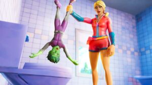 DIE BÖSE BABYSITTERIN! 😈🔪 (SPERRT MICH EIN?!) es eskaliert (ein Fortnite Kurzfilm)