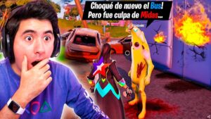 ENCUENTRO A BANANÍN que CHOCÓ EL BUS / Accidente en Fortnite😱 - JorgeIsaac115