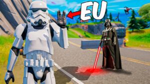 FINGI SER O NPC DO STORM TROOPER E ISSO ACONTECEU! FORTNITE