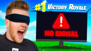 FORTNITE BUT I CANT SEE (IMPOSSIBLE)